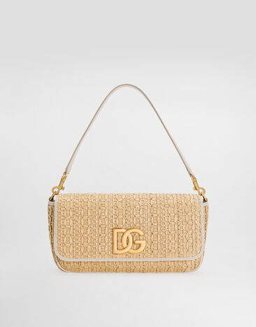 Dolce & Gabbana Rafia crochet shoulder bag Multicolor BB7837AC705