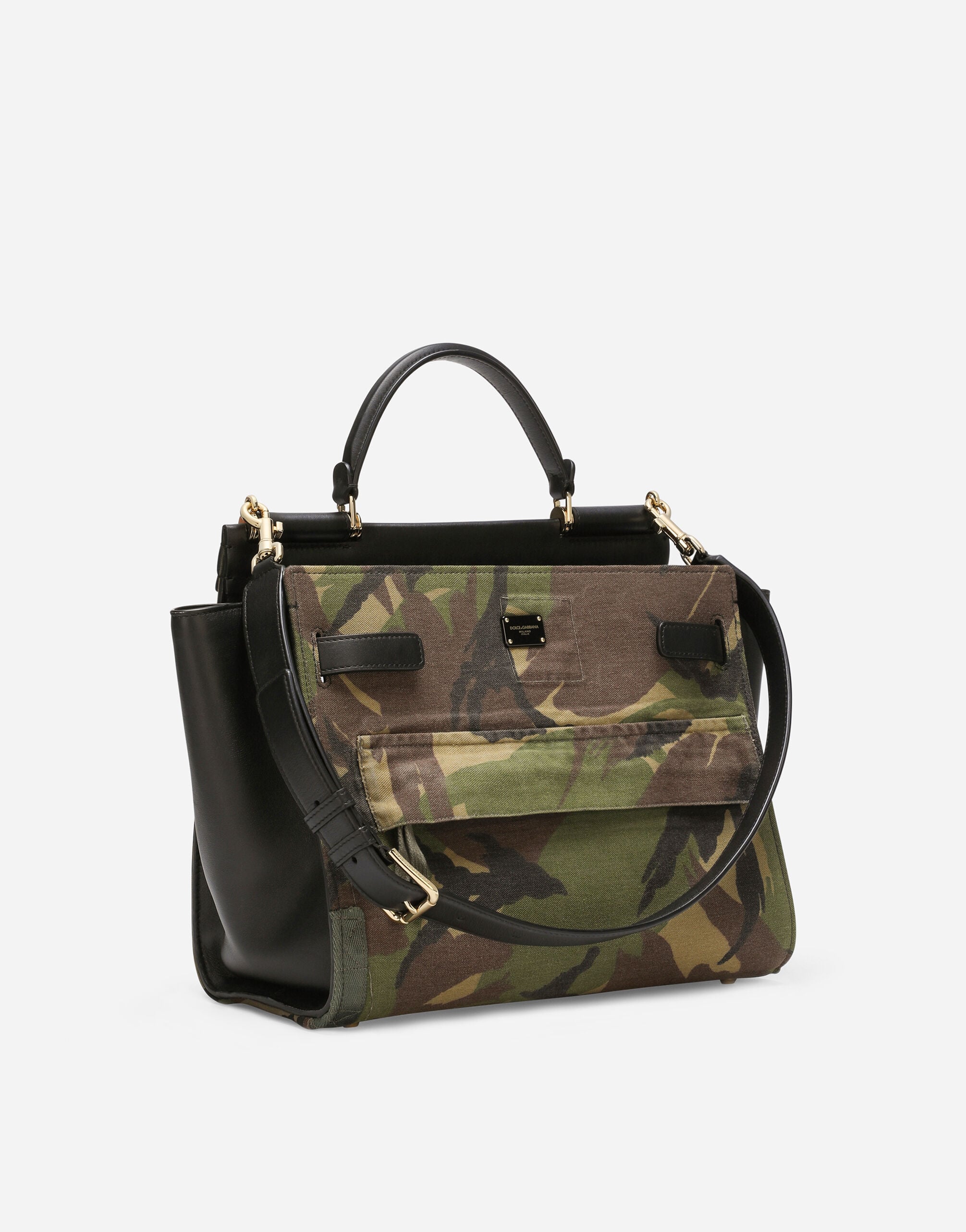 Sicily 62 Soft bag in camouflage patchwork in Multicolor for Women