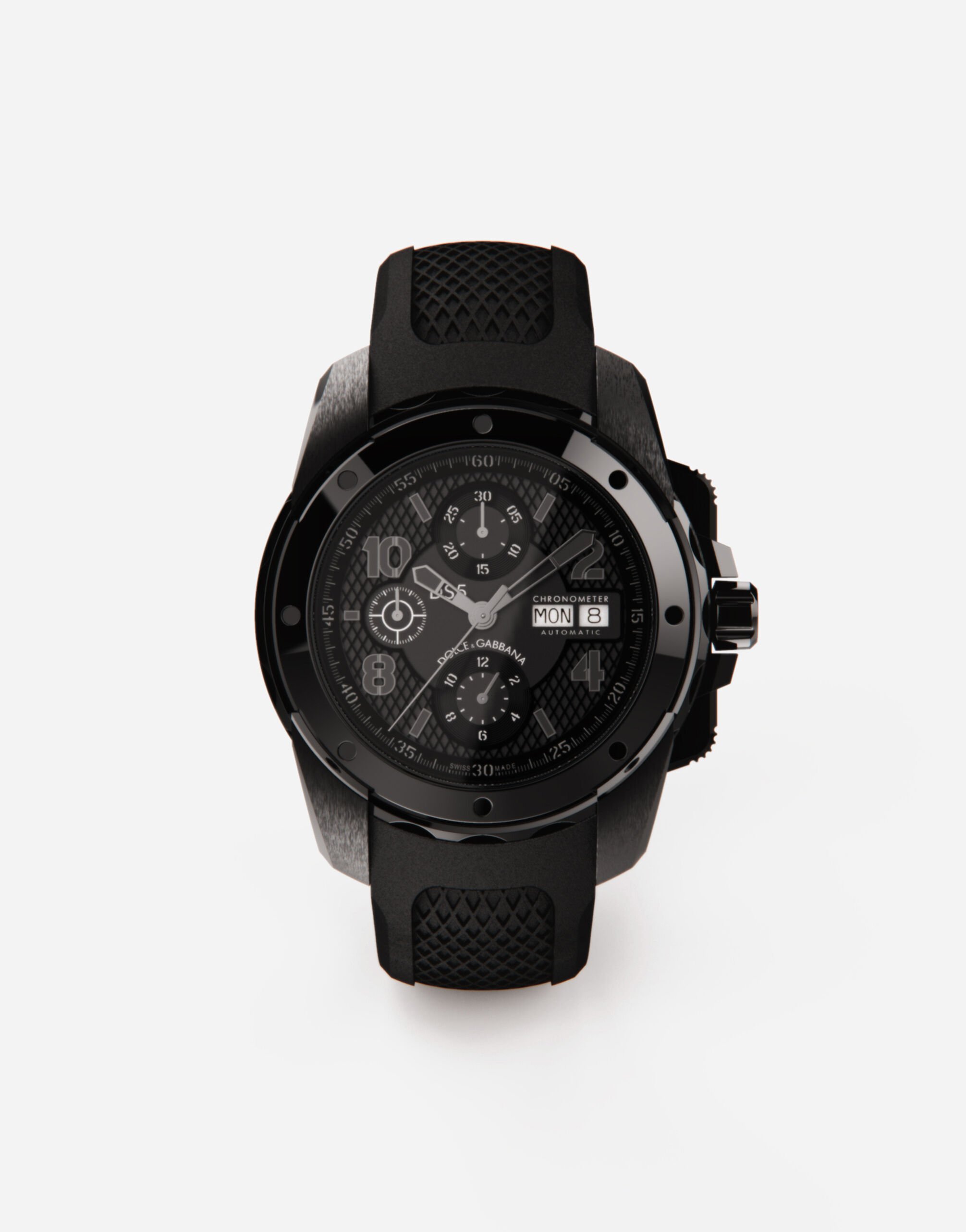 Dolce & Gabbana DS5 watch in steel with pvd coating Black VG4390VP187