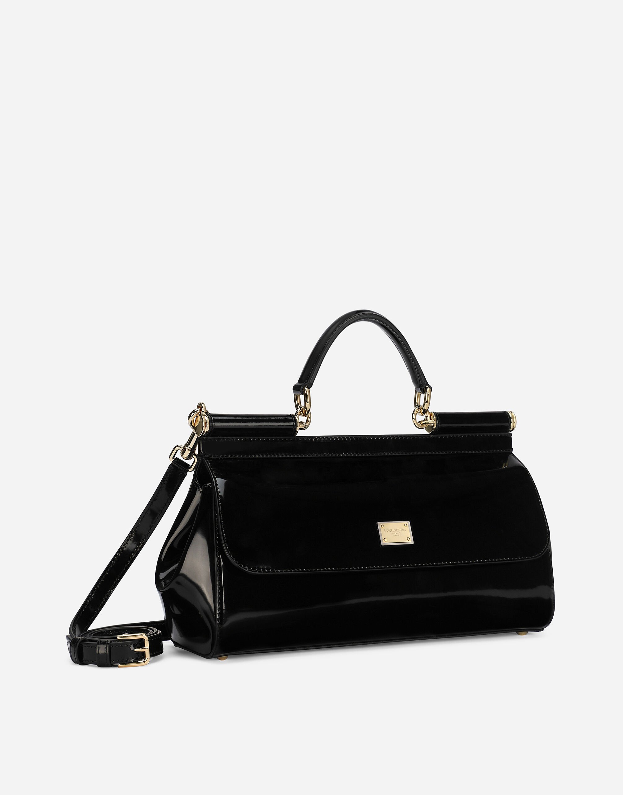 Dolce & Gabbana حقيبة يد Sicily عريضة أسود BB6002AI413