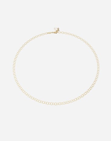Dolce & Gabbana Rainbow alphabet  18 kt yellow gold twisted wire chain necklace Gold WANR1GWMIXQ