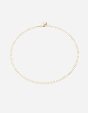Dolce & Gabbana Rainbow alphabet  18 kt yellow gold twisted wire chain necklace Gold WNNR1GWYEPE