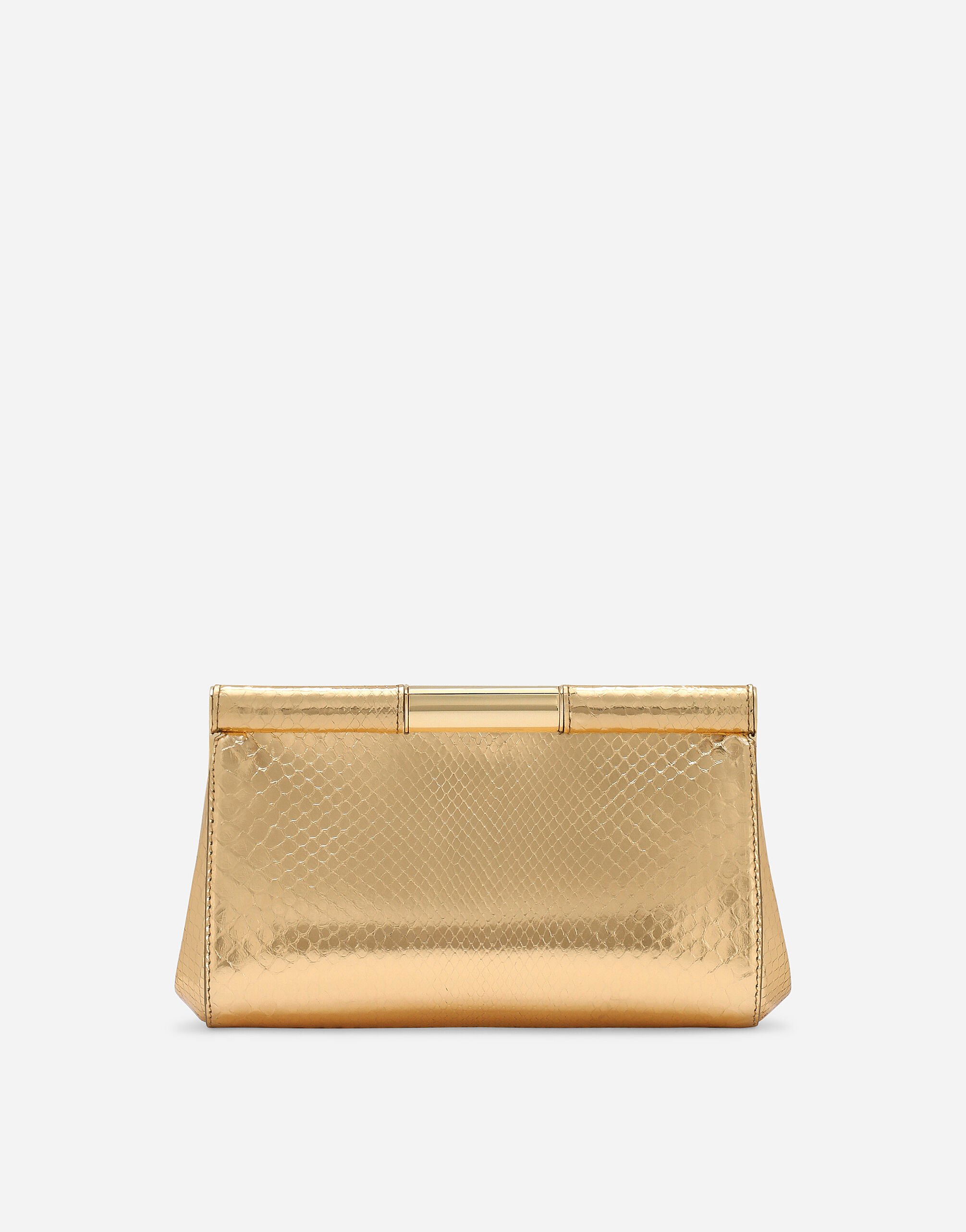 Medium Marlene shoulder bag in Gold for Women Dolce Gabbana US