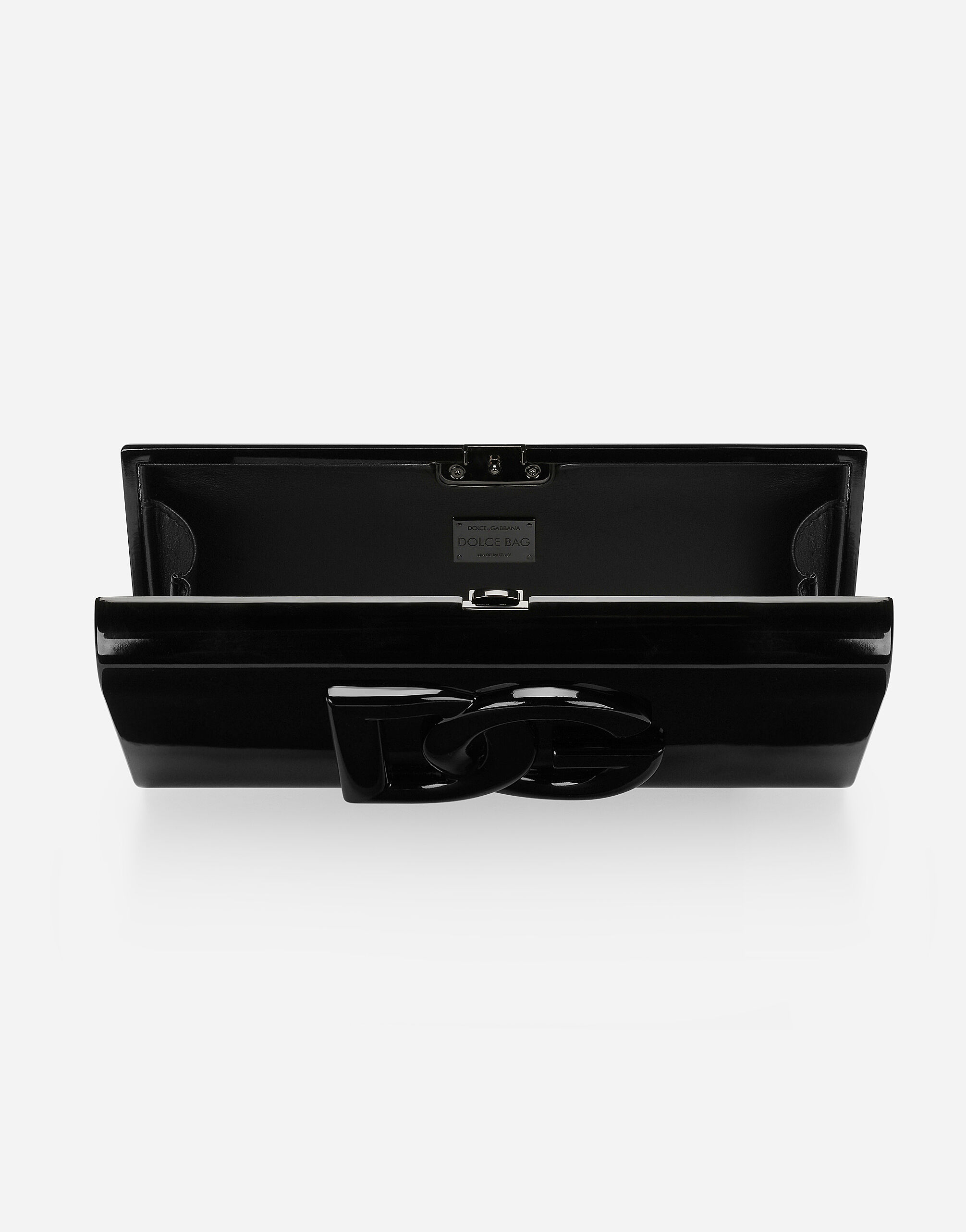 【ドルチェ&ガッバーナ・DOLCE & GABBANA】CLUTCHES Dolce Box clutch in Black for Women | Dolce&Gabbana® US