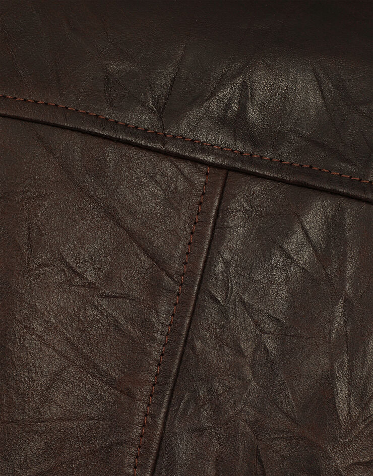 Dolce & Gabbana Куртка из кожи коричневый G9BEILHULT3
