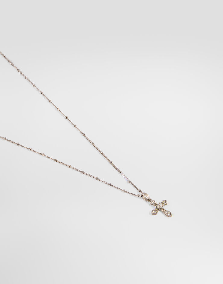 Dolce & Gabbana 십자가 네크리스 실버 WNN7S2W1111