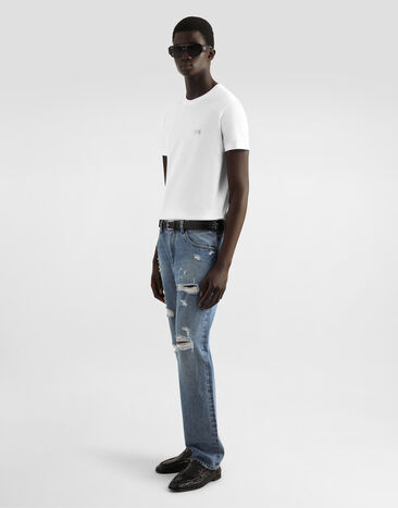 Dolce & Gabbana Cotton T-shirt with tag White G8RN8TG7N7A