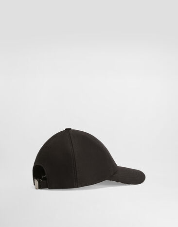 Dolce & Gabbana Gorra de béisbol de dril con estampado de mayólica Multicolor GH590AGJ454