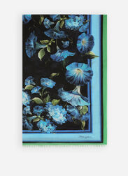 Dolce & Gabbana Cotton sarong with bluebell print (110 x 190) Print O8A54JFSG8C