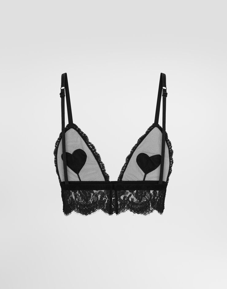 Dolce & Gabbana Tulle and lace bra Dolce & Gabbana Tulle and lace bra Black O1D09TON0CL
