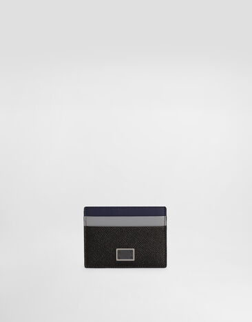 Dolce & Gabbana Kartenetui aus Dauphine Schwarz BP0330A6N72