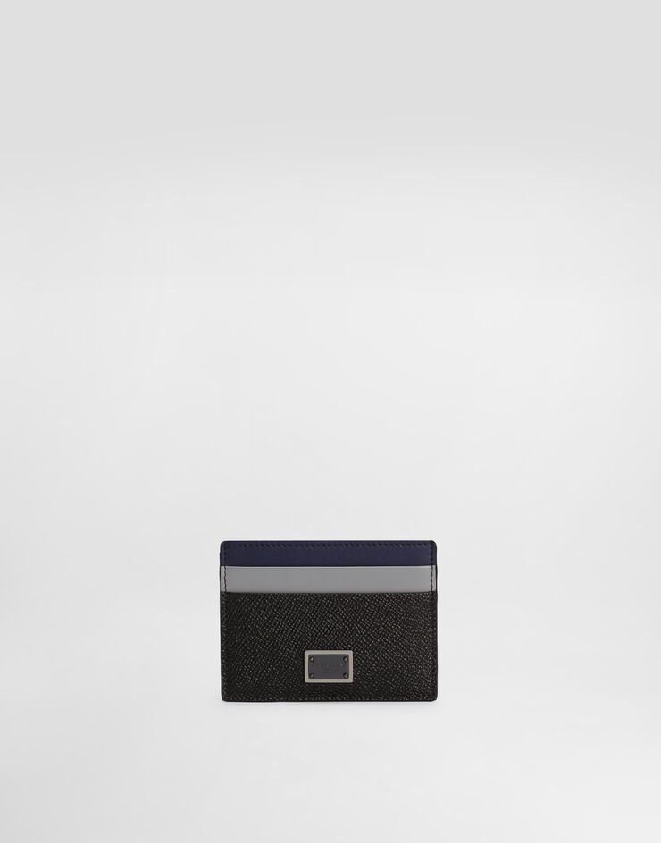 Dolce & Gabbana Kartenetui aus Dauphine Schwarz BP0330A6N72