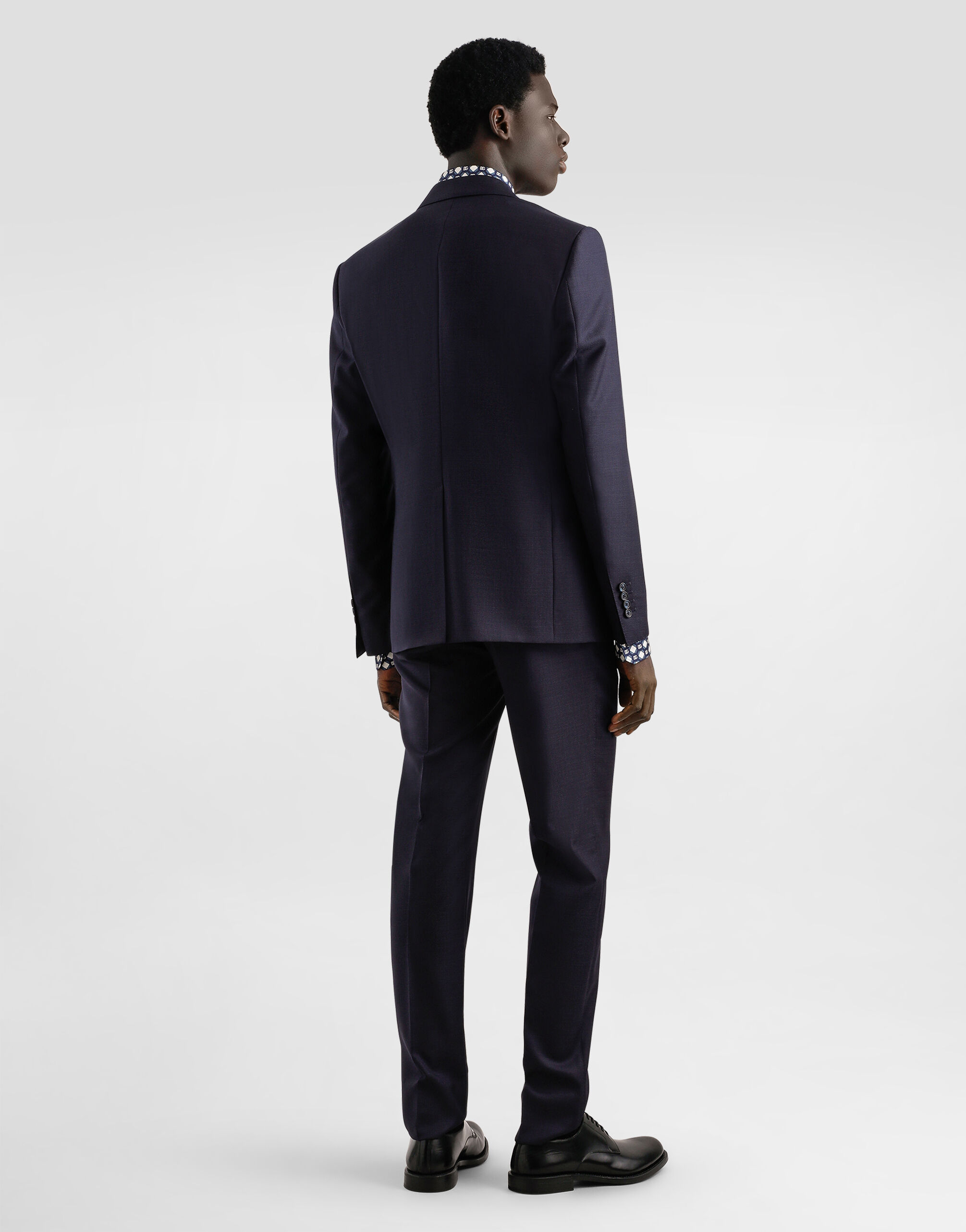 DOLCE&GABBANA ロングシングルブレストウールキャディジャケット Long single-breasted wool cady Dolce-fit jacket in Black for