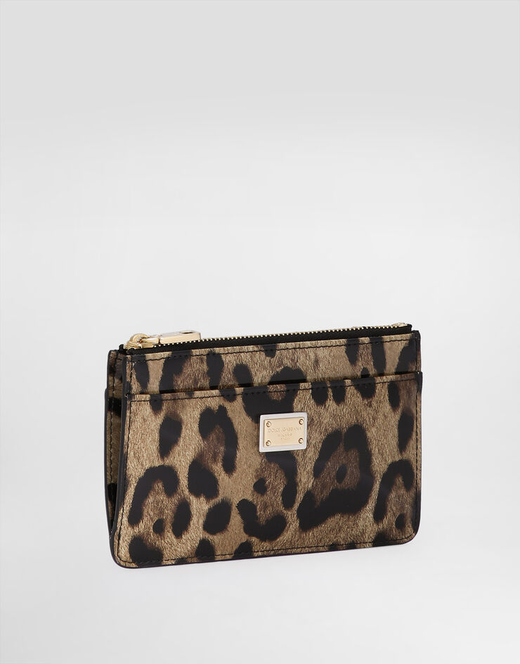 Dolce & Gabbana PORTACARTE Stampa animalier BI1261AM568