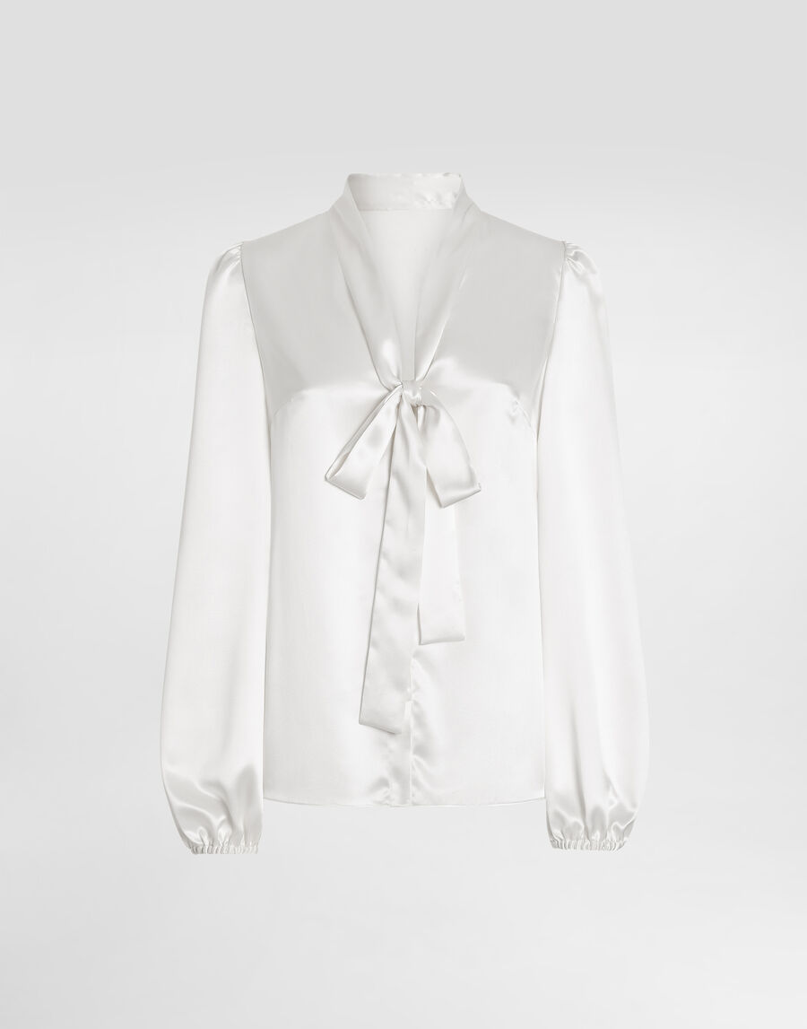 Silk satin shirt