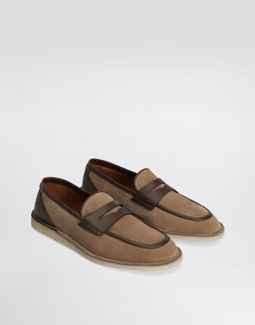 Dolce & Gabbana Split calfskin slipper Multicolor A50744A0084