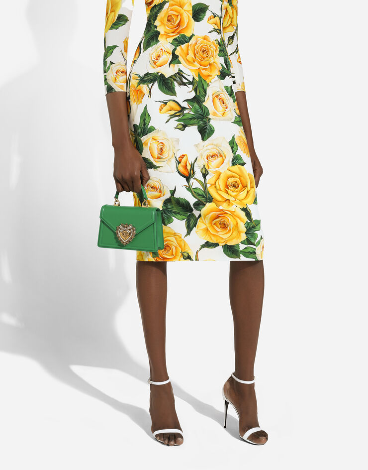 Dolce & Gabbana Henkeltasche Devotion klein Grün BB6711AV893