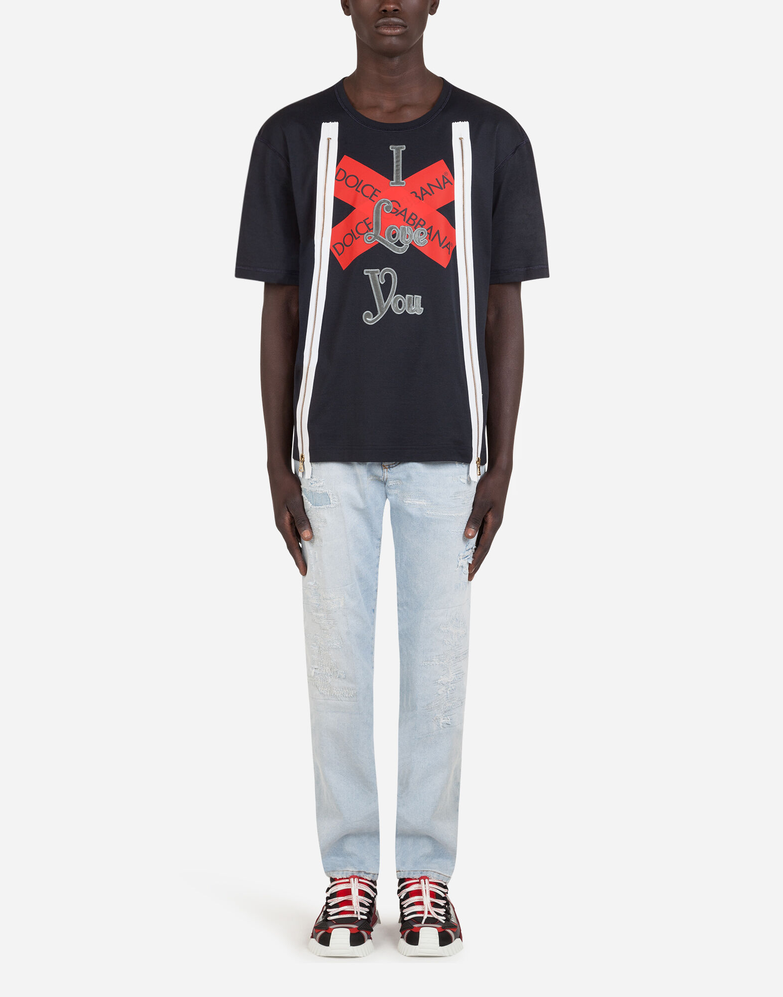 視線を集めて◇Print Tシャツ◇Dolce & Gabbana 視線を集めて◇Print Tシャツ◇Dolce & Gabbana