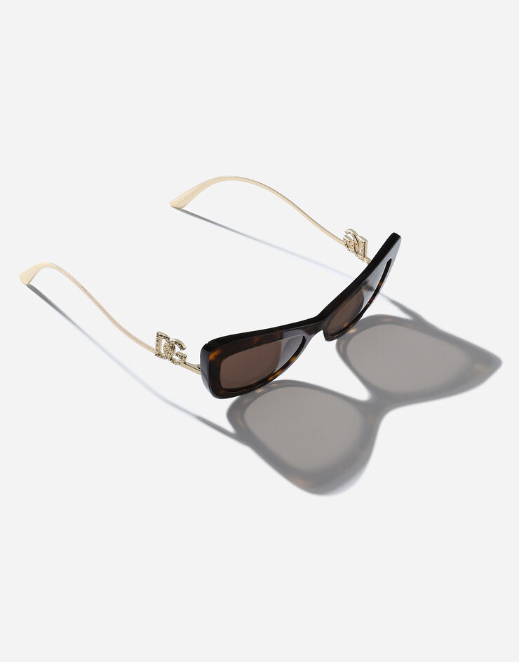 Dolce & Gabbana DG Crystal sunglasses 브라운 VG4467VP273