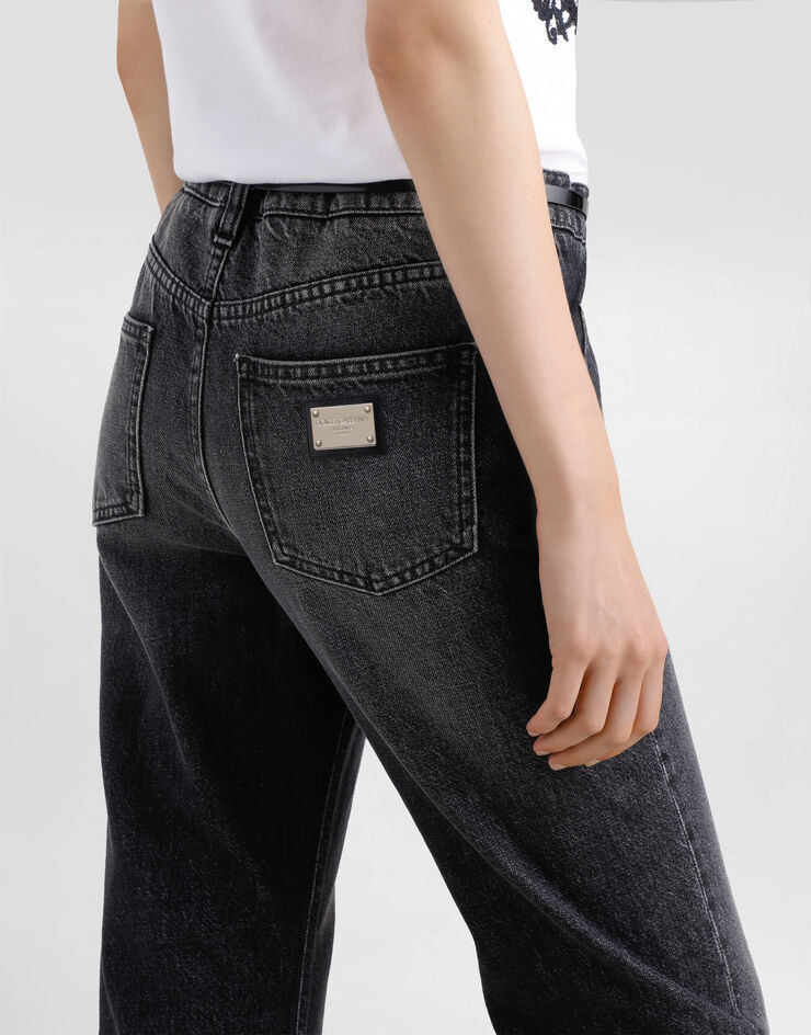 Dolce & Gabbana Vaqueros acampanados de denim Multicolor FTC7ADG8MS8