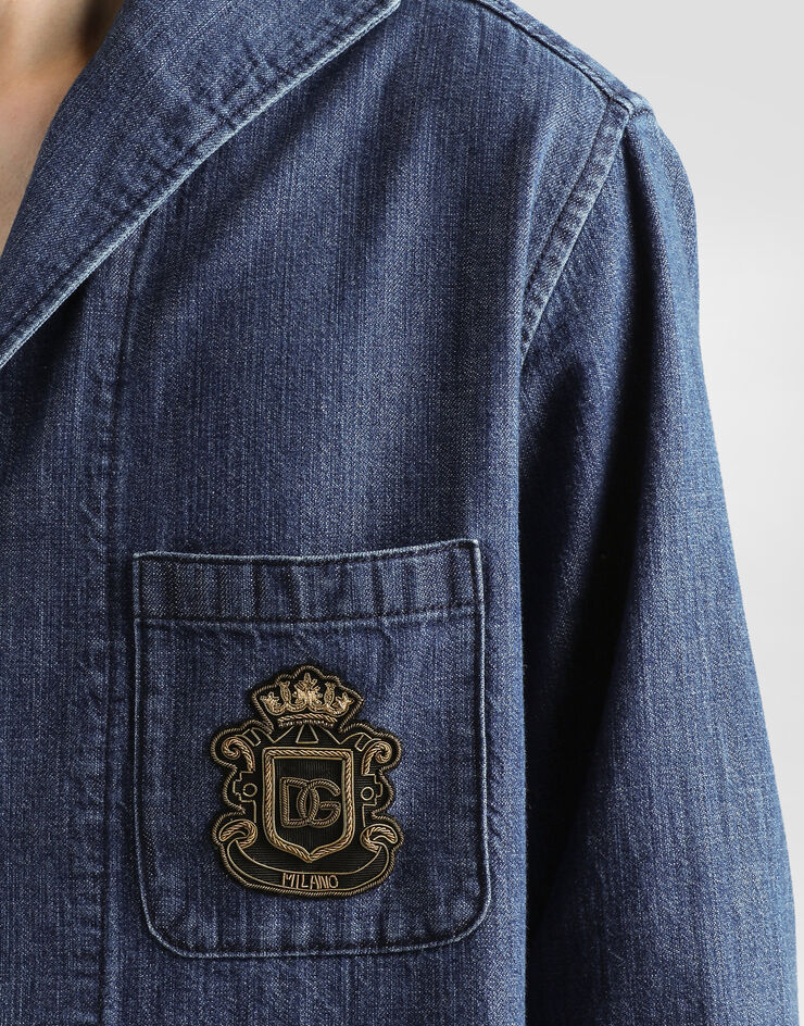 Dolce & Gabbana 데님 셔츠 Multicolor G5OG8ZG8OM4