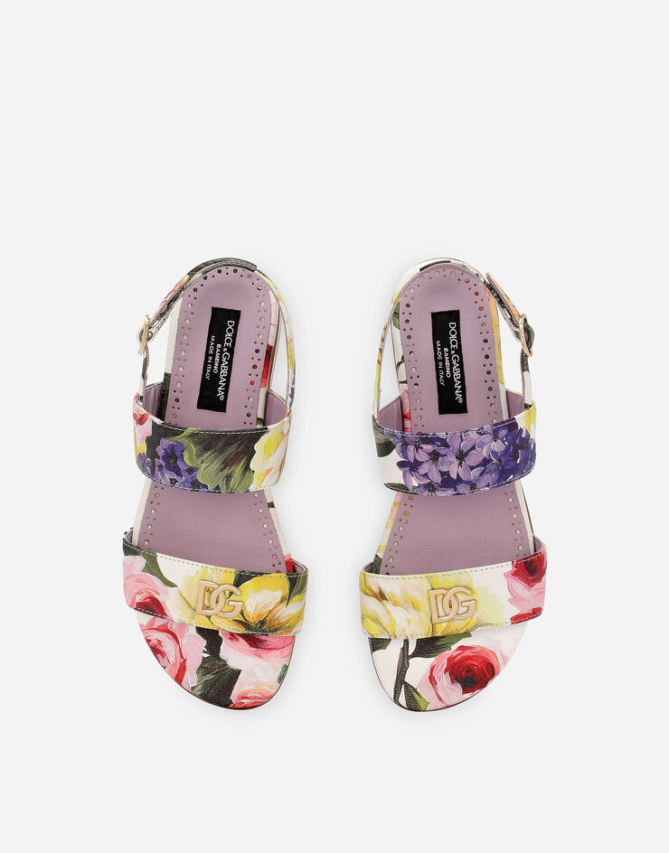 Dolce & Gabbana Printed calfskin sandals Print D10819AQ081