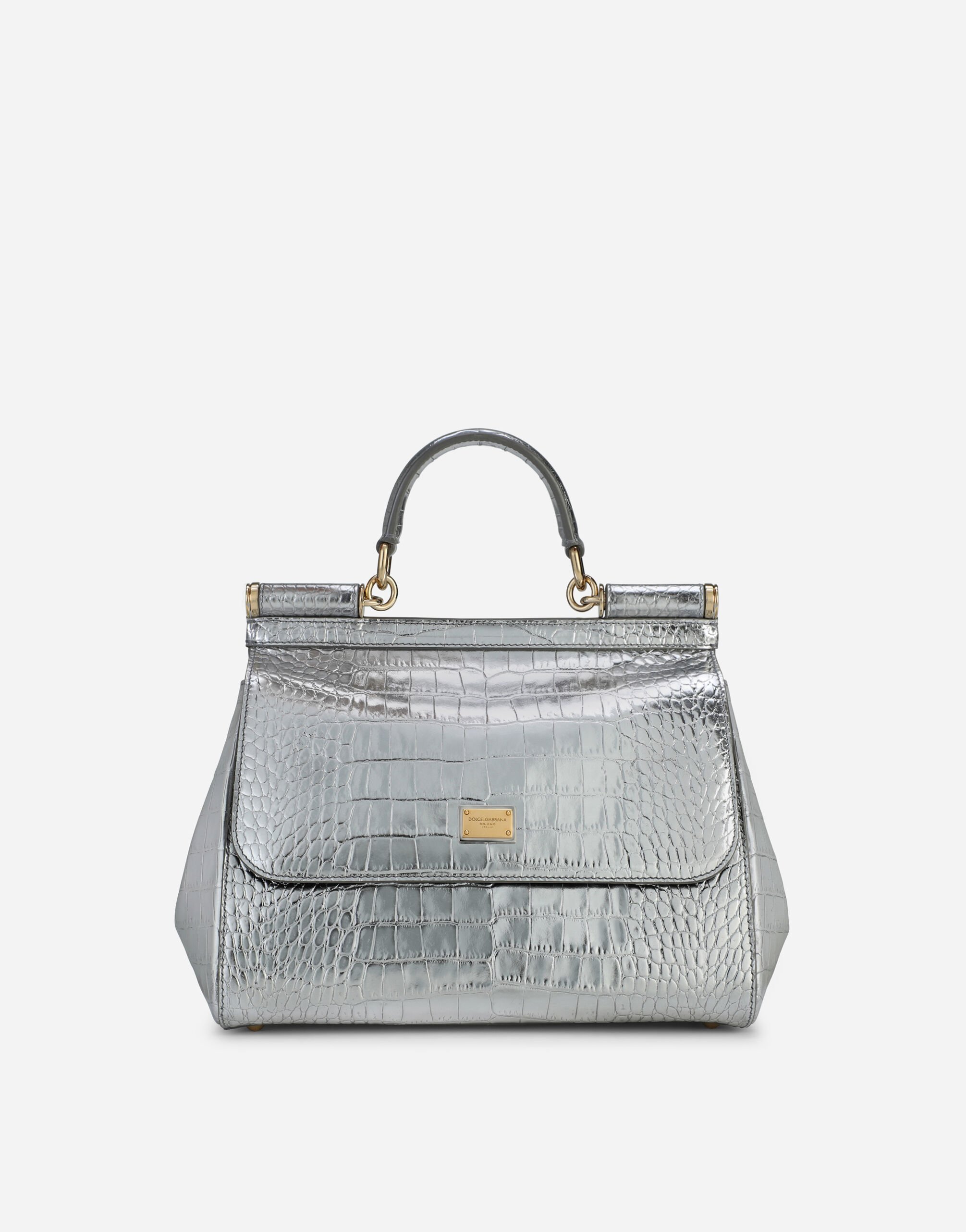 Dolce & Gabbana Large Sicily handbag Silver BI1416AW121