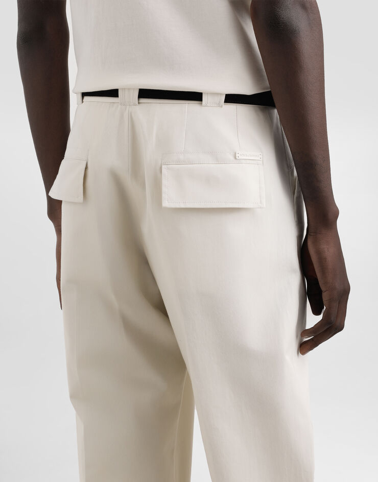 Dolce & Gabbana Gabardine trousers Beige GP13ZTFUFL3