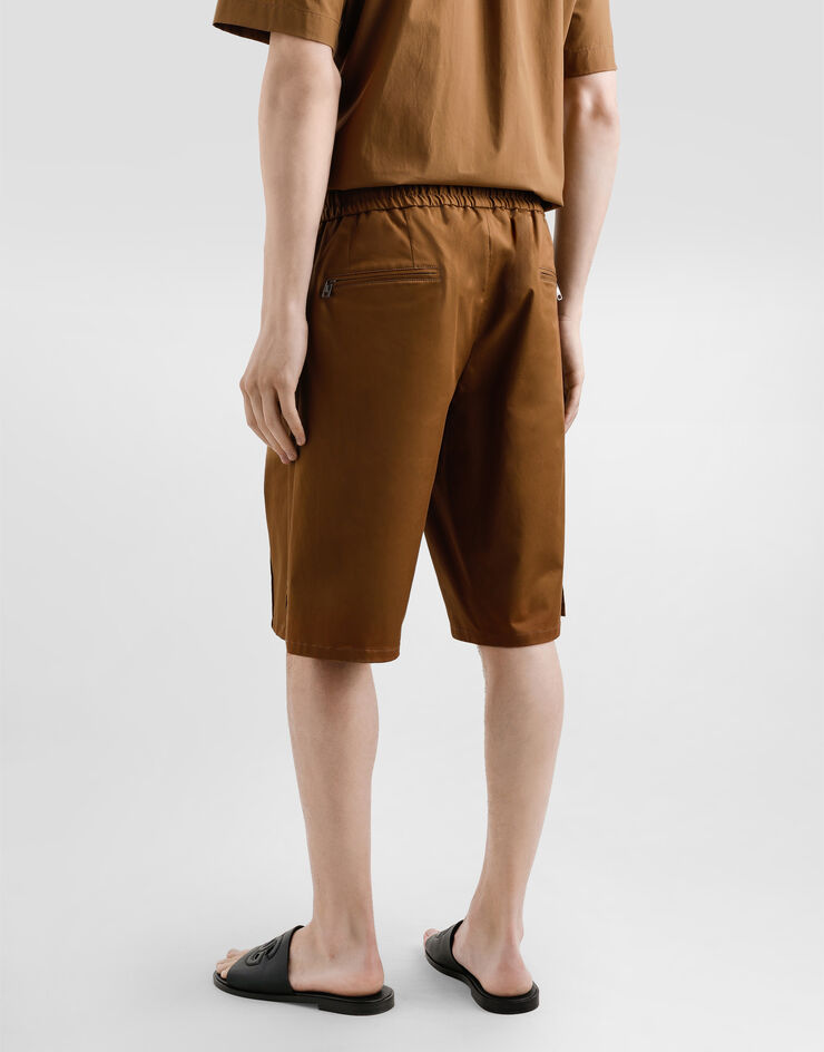 Dolce & Gabbana Cotton shorts with tag Brown GP0Y4TFUFNV