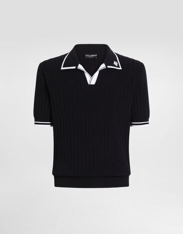 Dolce & Gabbana Polo en algodón Multicolor GXZCMZJBCK8