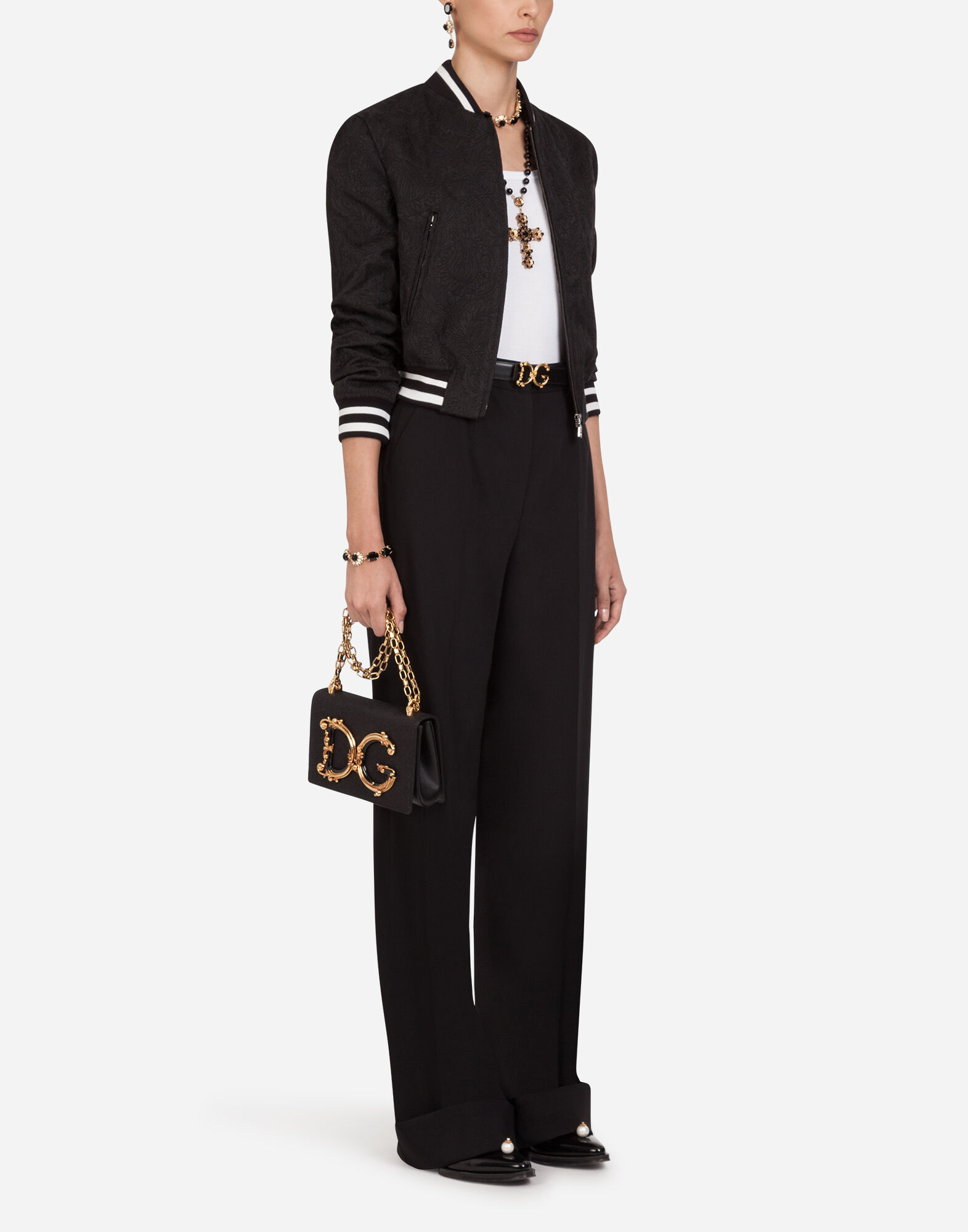 【38】D&G DOLCE & GABBANA ♡ フローラル ジャケット dolce-gabbana-rabbit-print-