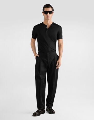 Dolce & Gabbana Cotton trousers Dolce & Gabbana Cotton trousers Black GP222TFUFL9