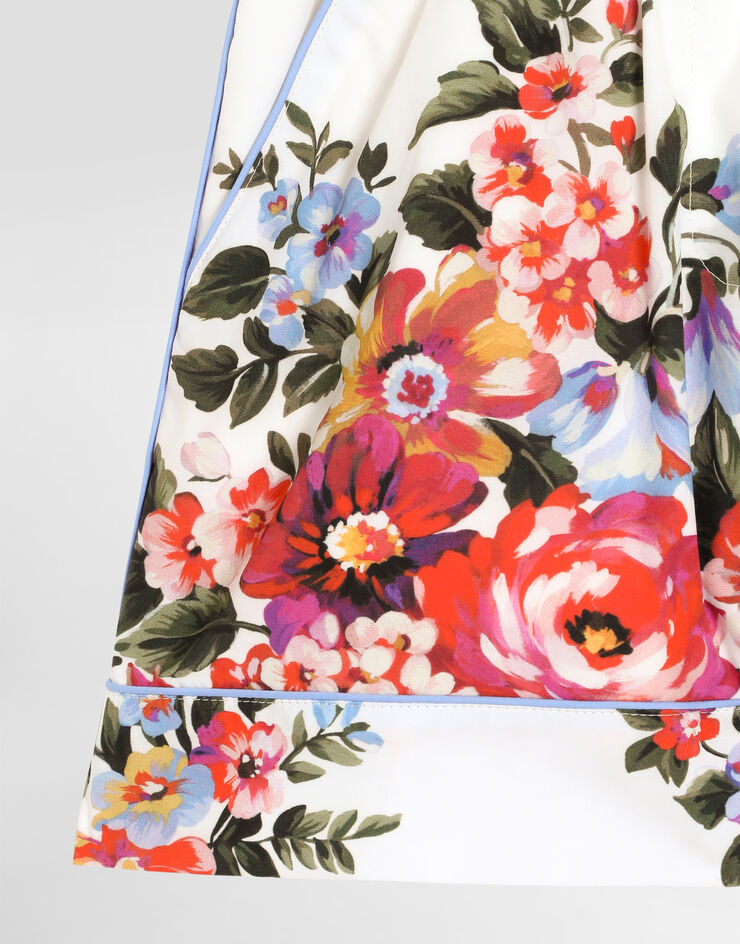 Dolce & Gabbana Flower bouquet-print poplin shorts Dolce & Gabbana Flower bouquet-print poplin shorts Multicolor L52Q33HS5UU
