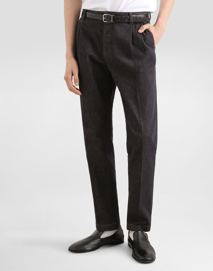 Dolce & Gabbana Chinos en denim Dolce & Gabbana Chinos en denim Multicolor GP13KDG8PF6