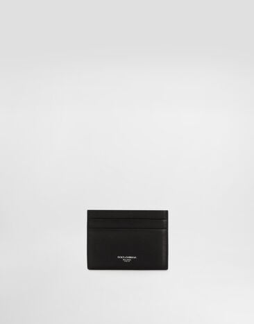 Dolce & Gabbana Woven plongé calfskin card holder Dolce & Gabbana Woven plongé calfskin card holder Black BP0330AN419