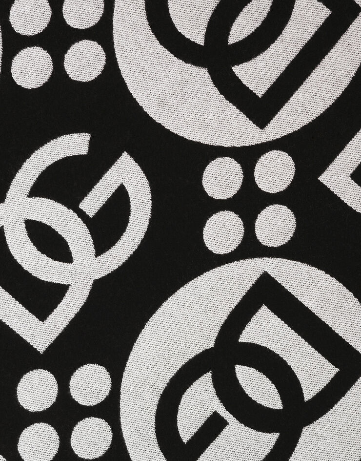 Dolce & Gabbana Wool Jacquard Blanket Dolce & Gabbana Wool Jacquard Blanket Multicolor TCE012TCAN2