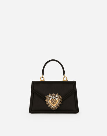 Dolce & Gabbana Small satin Devotion bag Black BB6711A2111