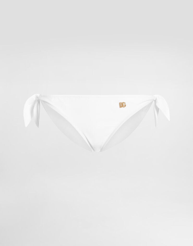 Dolce & Gabbana Bikinislip mit Schleifen WEISS O2A06JONO12