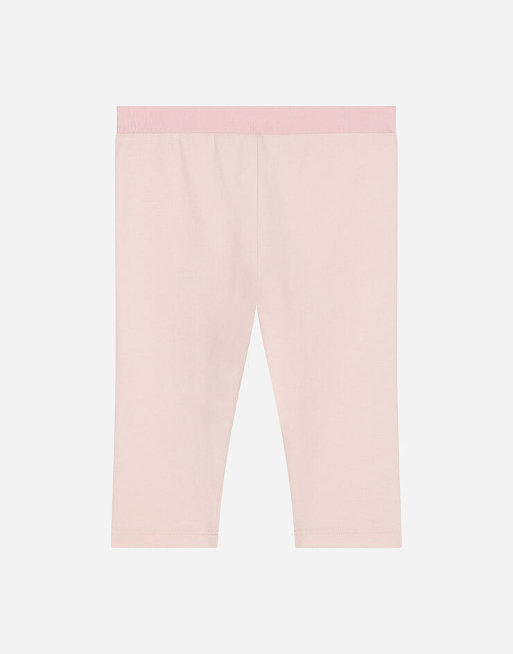 Dolce & Gabbana Jersey leggings with elasticated band Rosa L2JPD3G7L5S