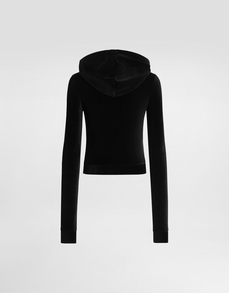 Dolce & Gabbana Chenille sweatshirt Dolce & Gabbana Chenille sweatshirt Black F9U86ZFUGUE