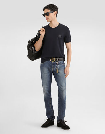 Dolce & Gabbana Denim trousers Multicolor GY07CDG8PK5