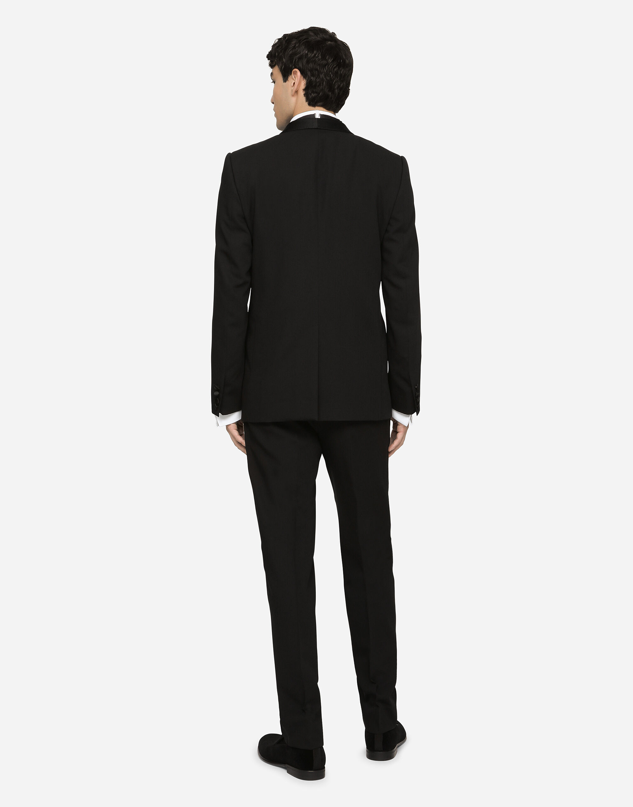 Wool Martini-fit tuxedo suit in BLACK for Men | Dolce&Gabbana® US