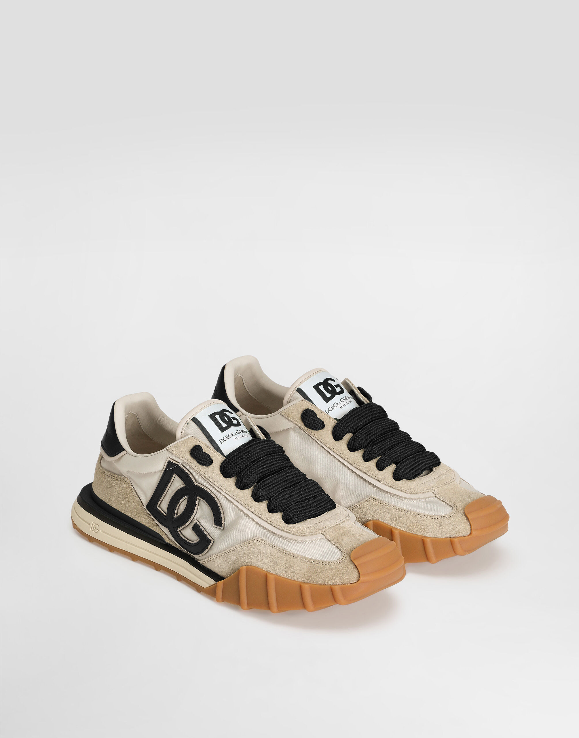DG athletic fabric sneakers in White for Men | Dolce&Gabbana® US