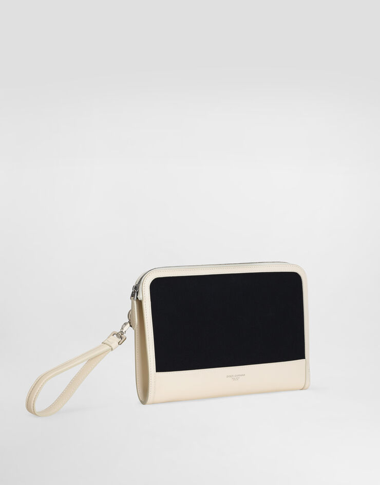 Dolce & Gabbana Atene cotton clutch bag Multicolor BM2528A0754
