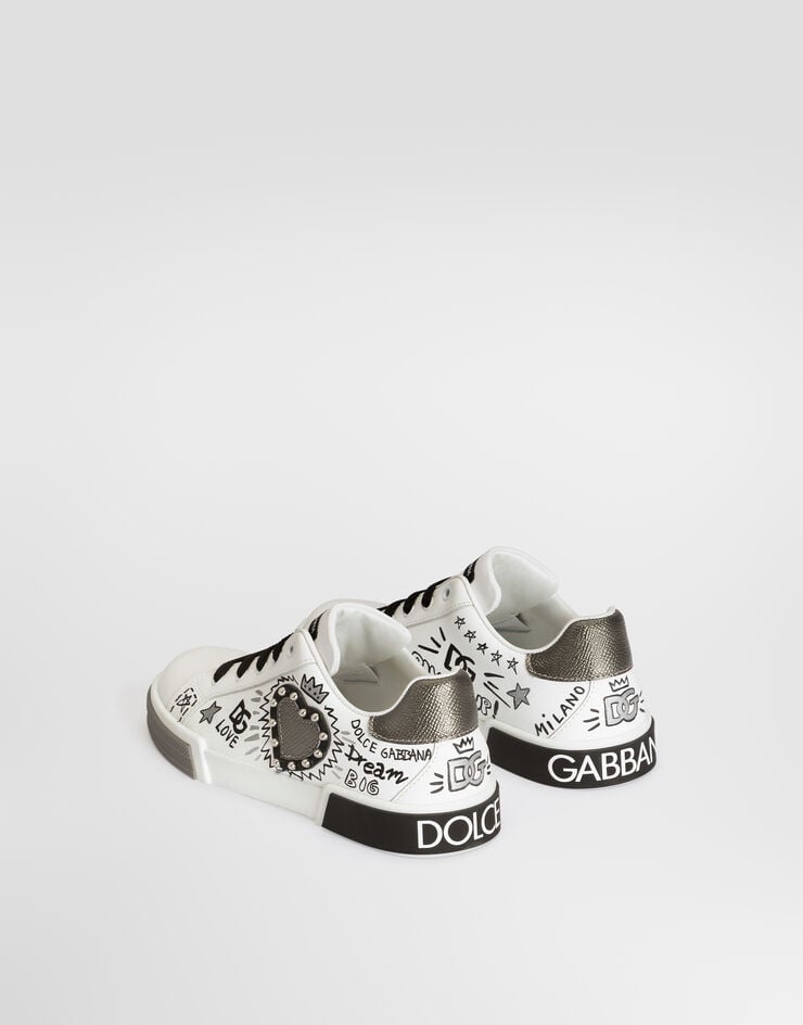 Dolce & Gabbana Portofino Light sneaker in nappa calfskin Multicolor DA0702A0986