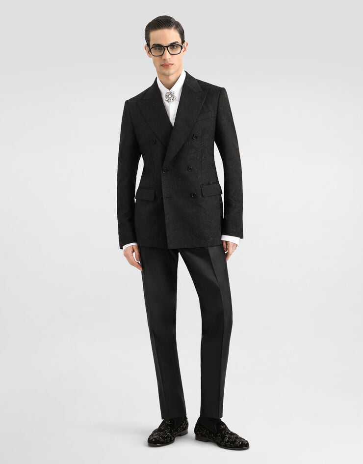 Dolce & Gabbana Sicilia light double-breasted brocade jacket Dolce & Gabbana Sicilia light double-breasted brocade jacket G2TV8THJMRF