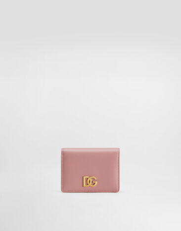 Dolce & Gabbana Calfskin wallet with DG logo Multicolor BI1211A9M75