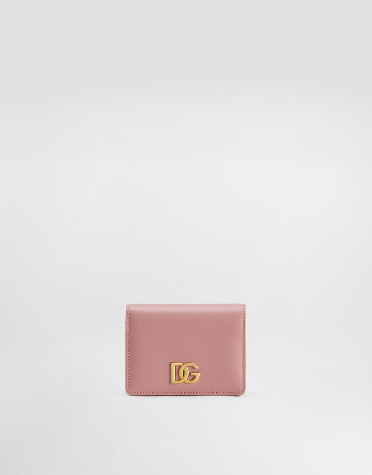 Dolce & Gabbana Portefeuille en cuir de veau à logo DG Multicolore BI1211A9M75