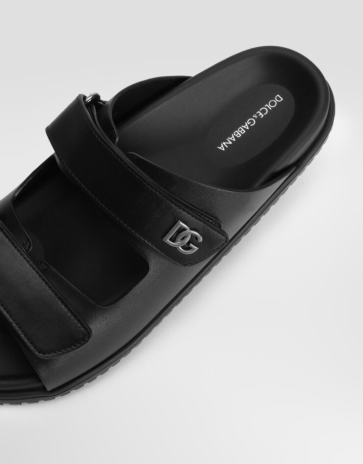 Dolce & Gabbana Calfskin sandals Dolce & Gabbana Calfskin sandals Black A80522A9Q67