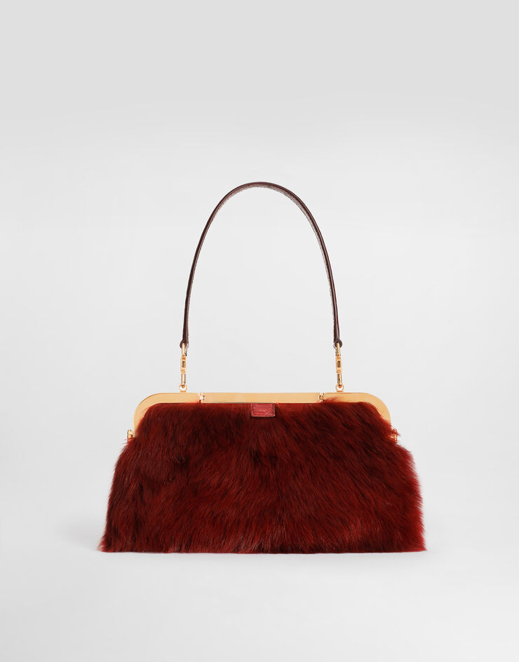 Dolce & Gabbana アマンダ シープスキン&クロコダイルレザー ハンドバッグ Dolce & Gabbana アマンダ シープスキン&クロコダイルレザー ハンドバッグ Multicolor BB7921A2J35